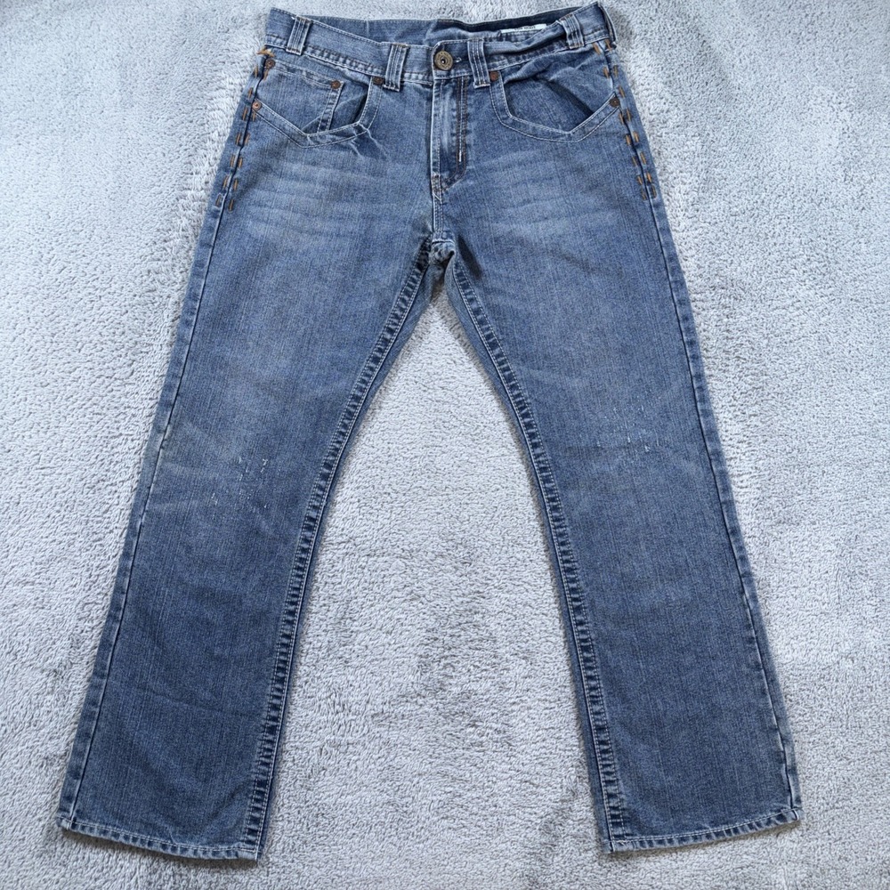Men's Hollywood The Jean People Size 32x30 Regular Casual Denim Straight Jeans